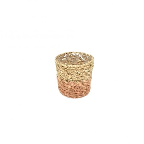 Korb Mini braun/Natur D08cm H8cm