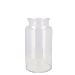 Glas Vase Milchkanne Mouthblown D25cm H19cm