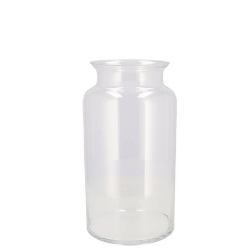 Glas Vase Milchkanne Mouthblown D25cm H19cm