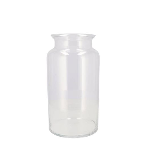 Glas Vase Milchkanne Mouthblown D25cm H19cm