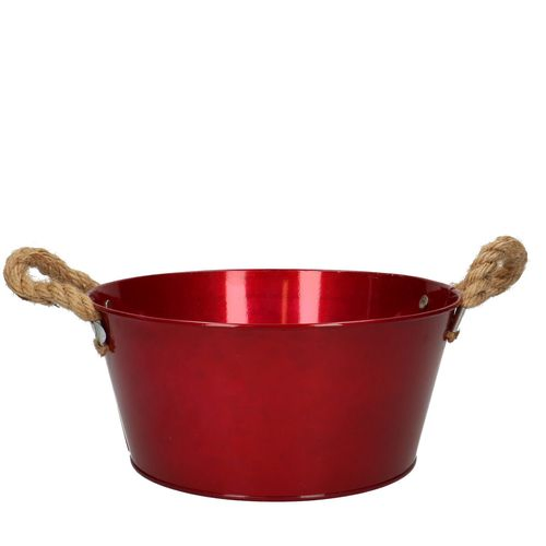 Zink Chris rot D22cm H10cm
