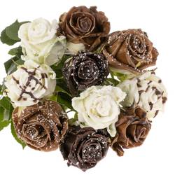 Rose wachs mix Choco Bonbon 60cm duftend