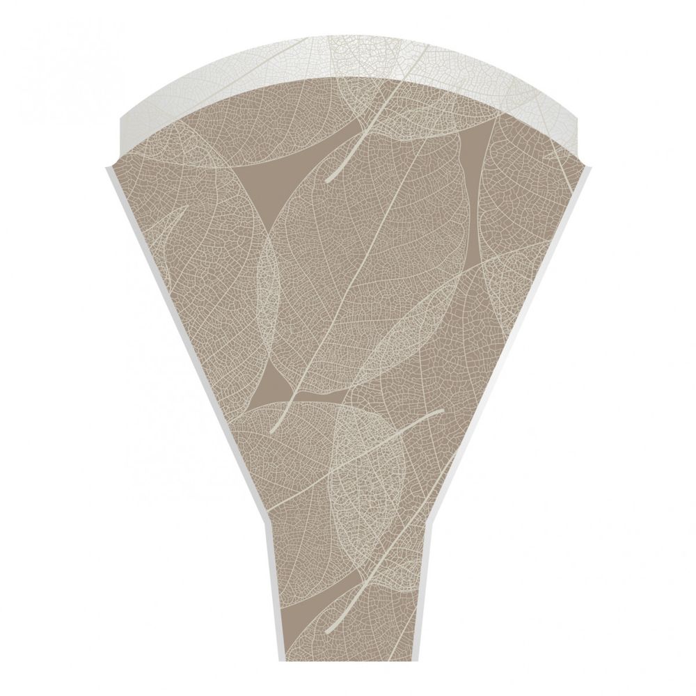 Tüte Skeleton Leaves grau 50x35x10cm x50