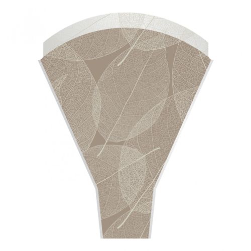 Tüte Skeleton Leaves grau 50x35x10cm x50