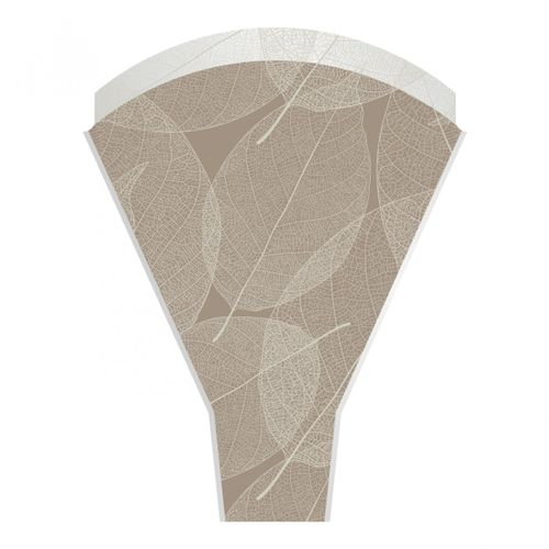Tüte Skeleton Leaves grau 50x35x10cm x50