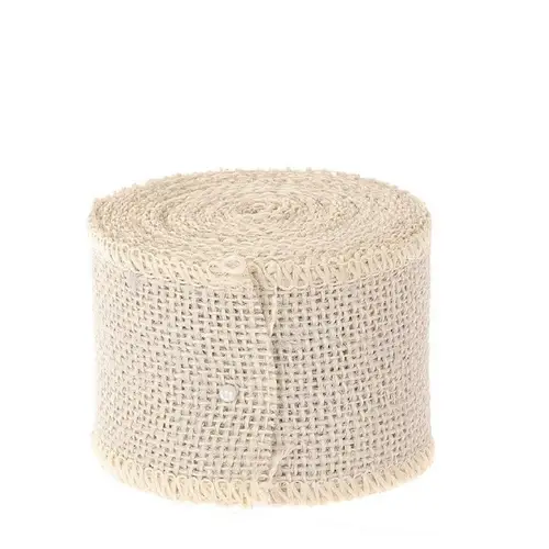 Band Jute creme 50mm 5m 