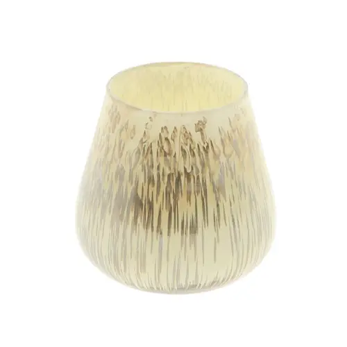 Teelicht Perle creme D14cm H14cm