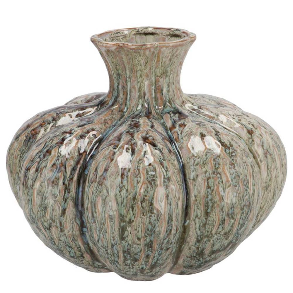 Keramik Vase Mika Nordic grün D30 H23cm