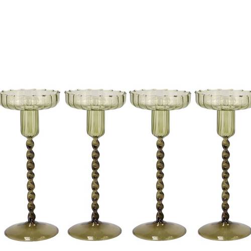 Kerzenständer Jules Summer grün 09x17cm