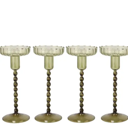 Kerzenständer Jules Summer grün 09x17cm