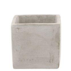Beton Übertopf viereck 11x11x11