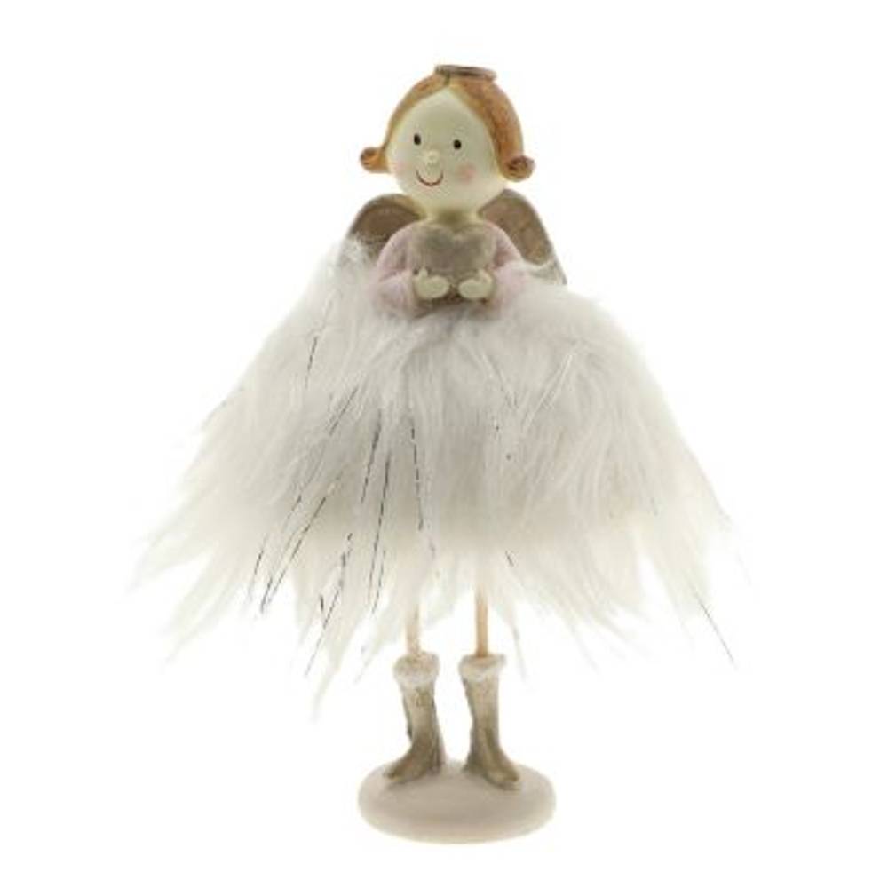 Engel Laila weiss D11cm H21cm