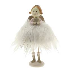 Engel Laila weiss D11cm H21cm