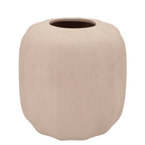 Keramik Vase Sidney Sand creme 33x33x32cm