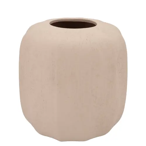 Keramik Vase Sidney Sand creme 33x33x32cm