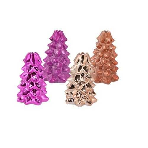 Kerzenständer Jada fuchsia rosa 15x10cm