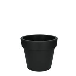 Plastik Übertopf schwarz D23cm H20cm
