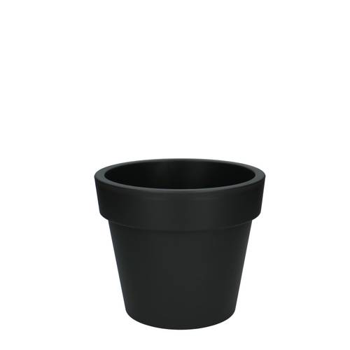 Plastik Übertopf schwarz D23cm H20cm