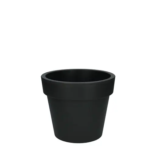 Plastik Übertopf schwarz D23cm H20cm