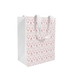 Tasche Chrystal weiss Clayrton 18x10x23cm