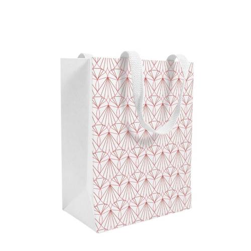 Tasche Chrystal weiss Clayrton 18x10x23cm