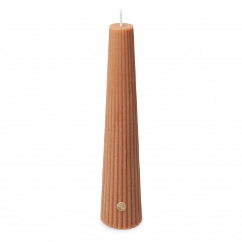 Kerze Obelisk beige D04.5cm H25cm 