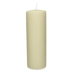 Stumpfkerze creme D10cm H30cm