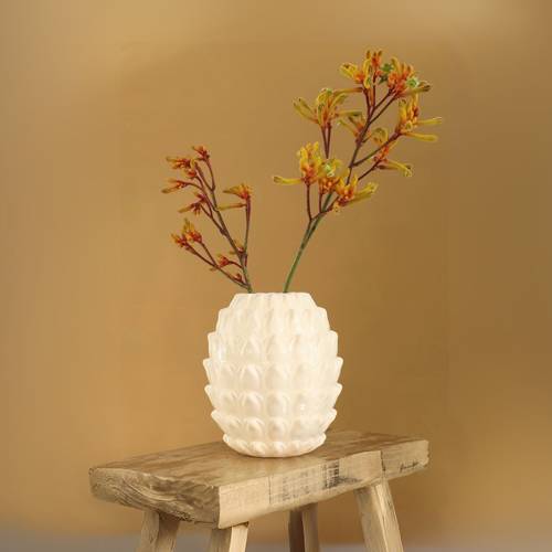Keramik Vase Maya creme D18cm H20cm 