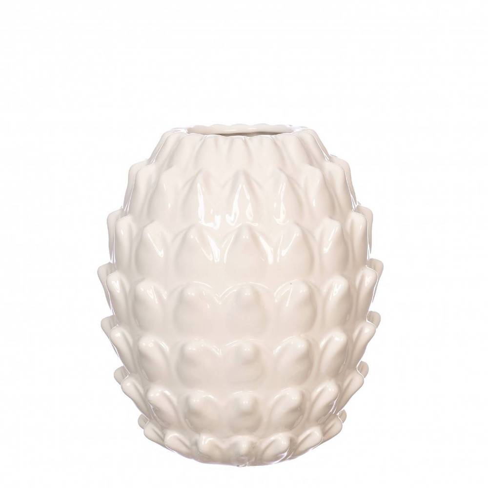 Keramik Vase Maya creme D18cm H20cm 