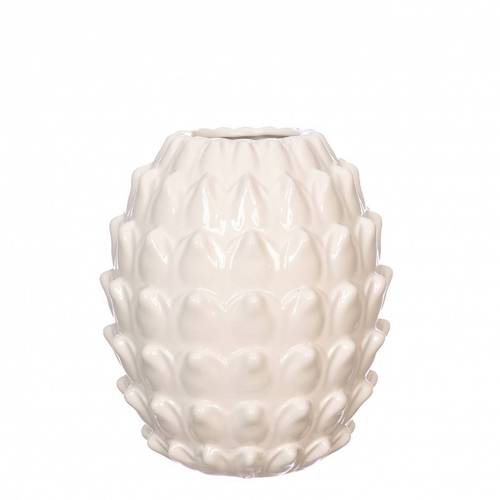 Keramik Vase Maya creme D18cm H20cm 