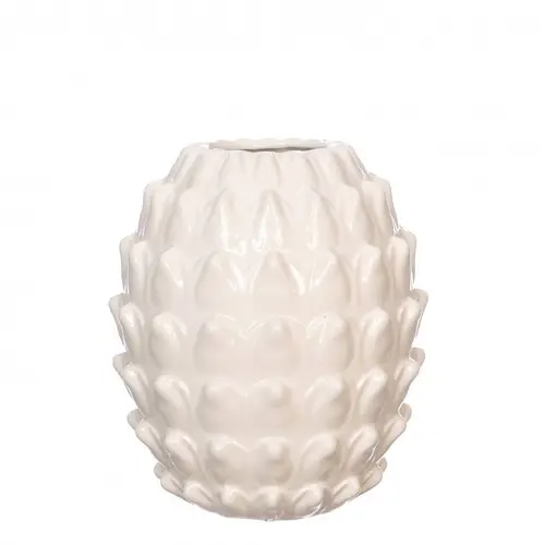 Keramik Vase Maya creme D18cm H20cm 