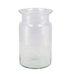 Glas Vase Milchkanne Öko D15cm H25cm