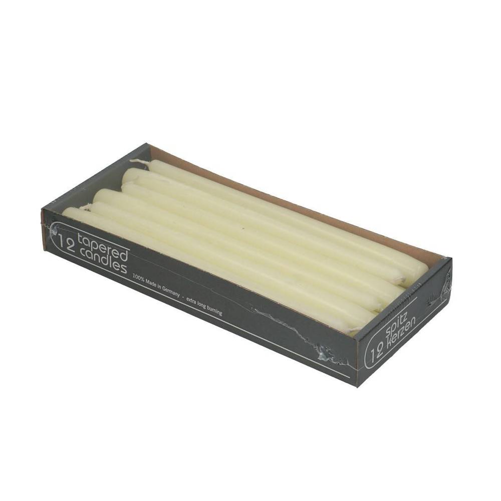 Spitzkerzen creme D02.3cm H25cm