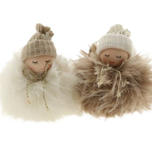 Hänger Engel Furry mix D10cm H10cm
