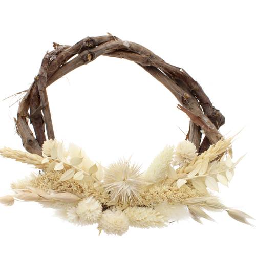 Traubenring Frost weiss D15cm