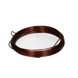 Aluminium Draht  dunkel braun 2mm 12m 100g