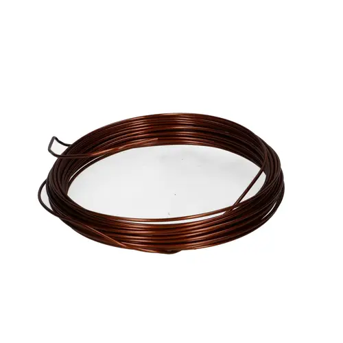 Aluminium Draht  dunkel braun 2mm 12m 100g