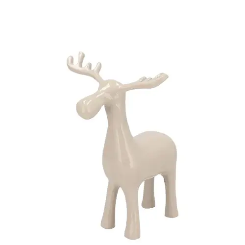 Elch Hawley Sand creme 10x11x14cm