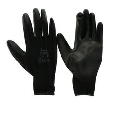Handschuh schwarz Pu (07)s x12