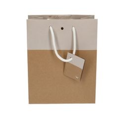 Tasche Gift Bag Duo weiss 10/18x22cm