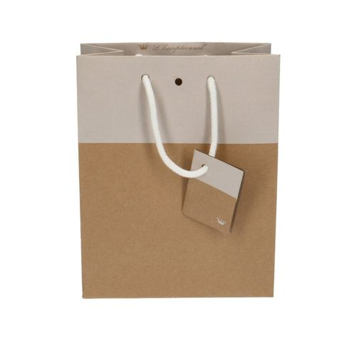 Tasche Gift Bag Duo weiss 10/18x22cm