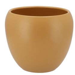 Keramik Übertopf Vinci senfgelb D22cm H19cm