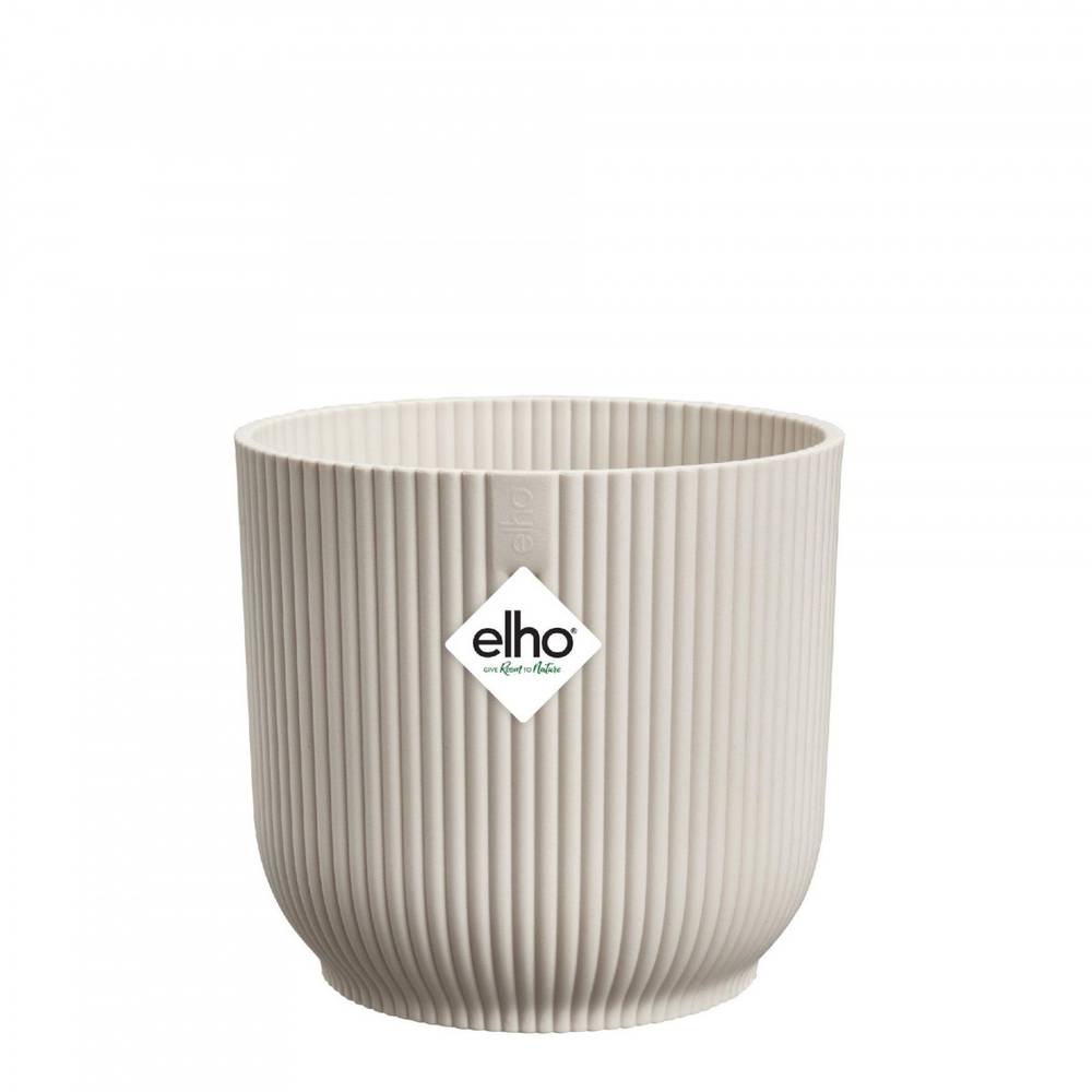 Kunststoff Übertopf Vibes creme D18cm H17cm