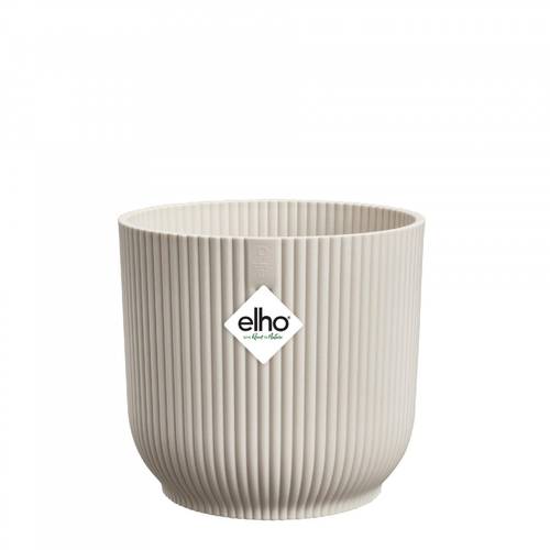 Kunststoff Übertopf Vibes creme D18cm H17cm