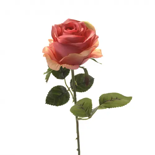 Seiden Rose dunkel rosa L45cm 