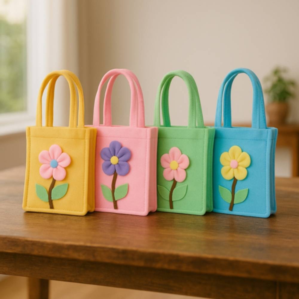 Geschenktasche aus Filz mix 04x14x15cm