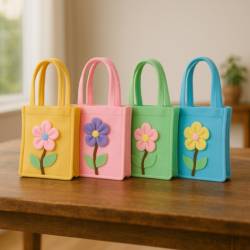 Geschenktasche aus Filz mix 04x14x15cm