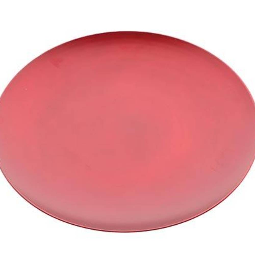Melamine Teller rot D44.5cm H06cm