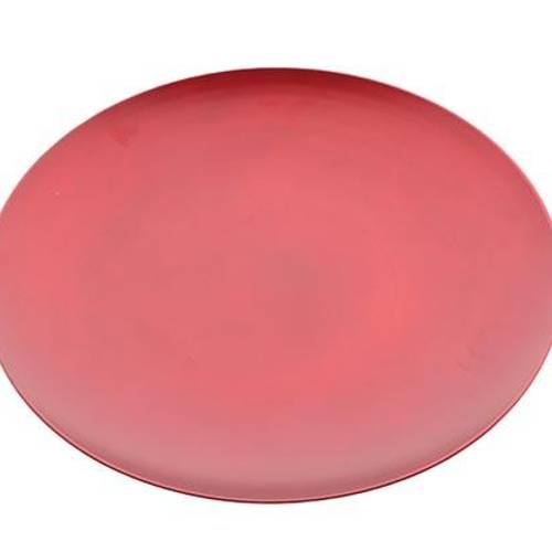 Melamine Teller rot D44.5cm H06cm