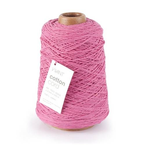 Seil Baumwolle fuchsia 2mm 500m 
